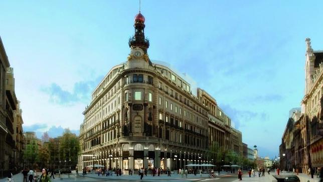 Simulación del futuro complejo de Canalejas. Fotos tomada del periódico ABC