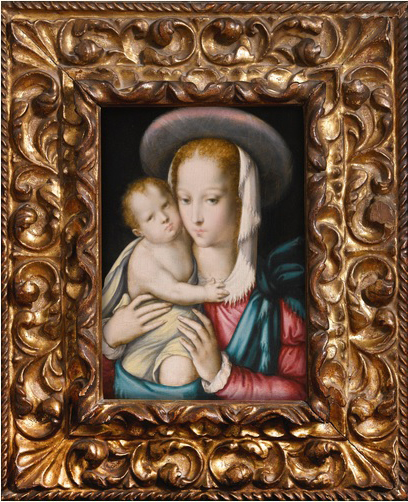 "Virgen del Niño" o "Virgen del Sombrero", de Luis de Morales.